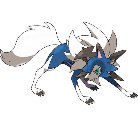 Dusk Lycanroc shiny artwork
