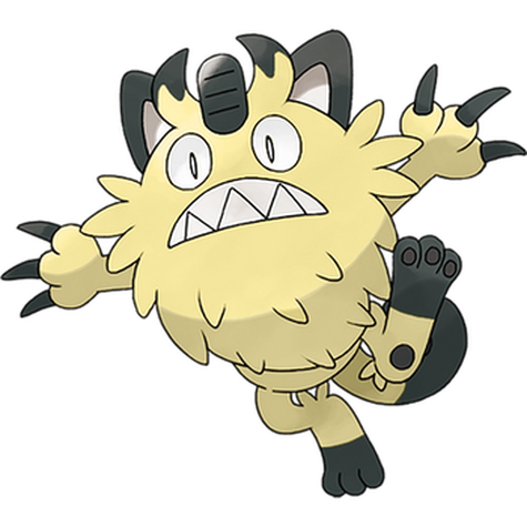 Galarian Meowth shiny artwork