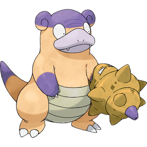Galarian Slowbro shiny artwork