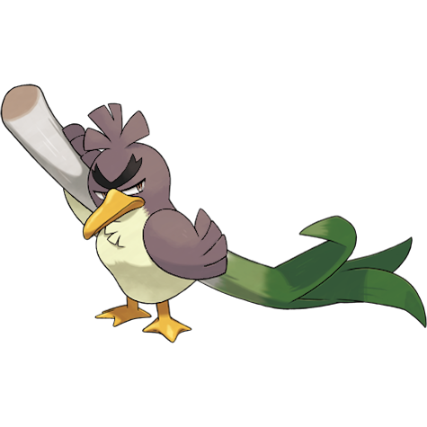 Galarian Farfetch’d shiny artwork