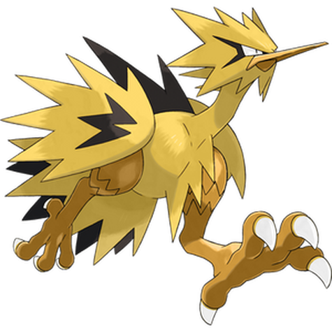 Galarian Zapdos shiny artwork