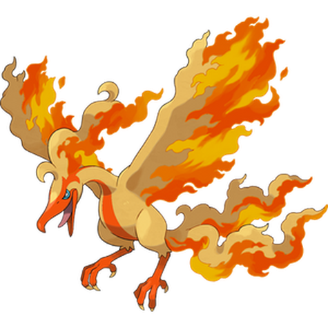 Galarian Moltres shiny artwork