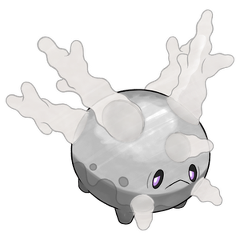 Galarian Corsola shiny artwork