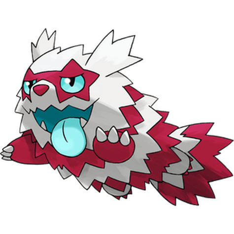 Galarian Zigzagoon shiny artwork