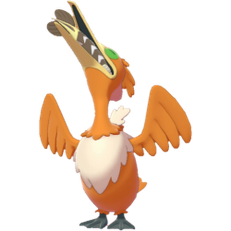 Gulping Cramorant shiny artwork