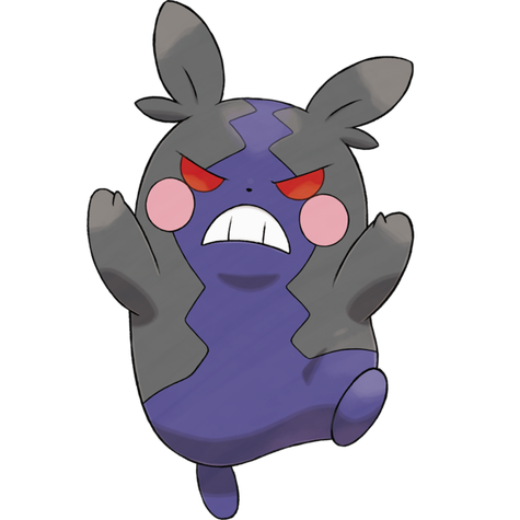 Hangry Morpeko shiny artwork