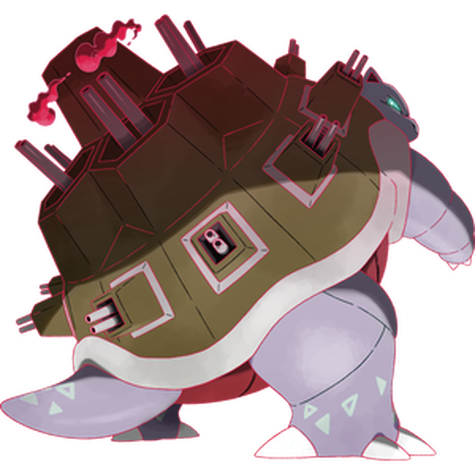 Gigantamax Blastoise shiny artwork