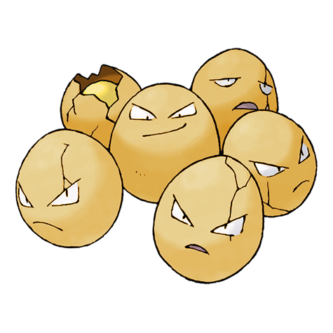 Exeggcute shiny artwork