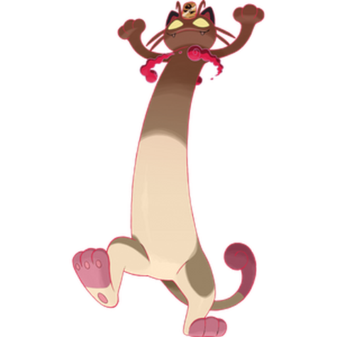 Gigantamax Meowth shiny artwork