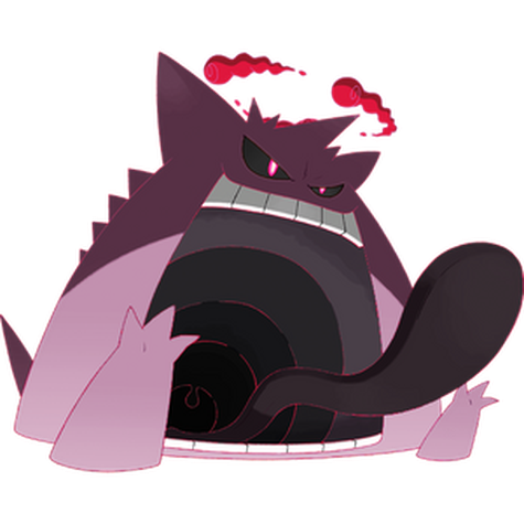 Gigantamax Gengar shiny artwork