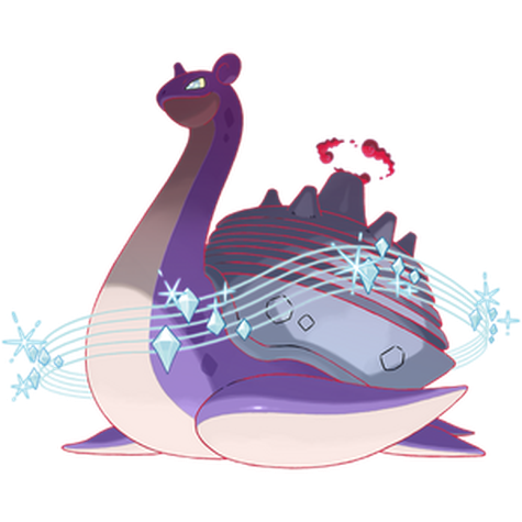 Gigantamax Lapras shiny artwork