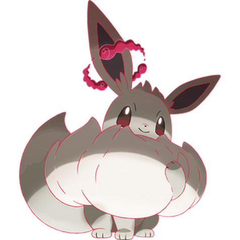 Gigantamax Eevee shiny artwork