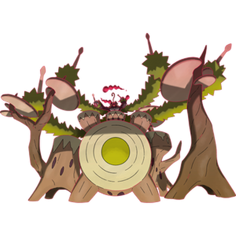 Gigantamax Rillaboom shiny artwork