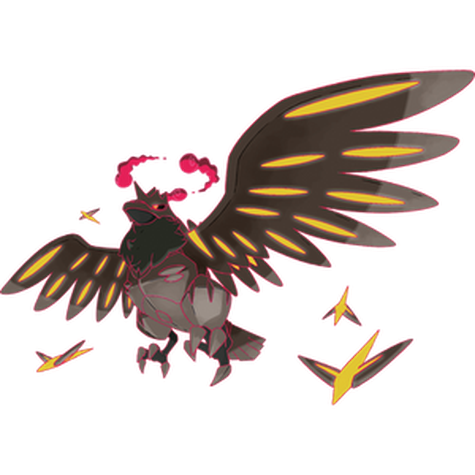 Gigantamax Corviknight shiny artwork