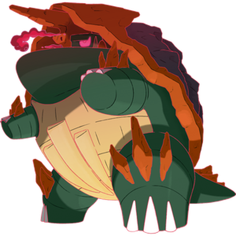 Gigantamax Drednaw shiny artwork