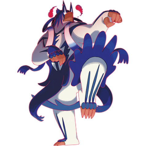 Gigantamax Rapid Strike Urshifu shiny artwork