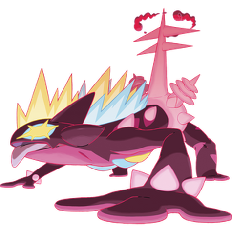 Gigantamax Low Key Toxtricity shiny artwork