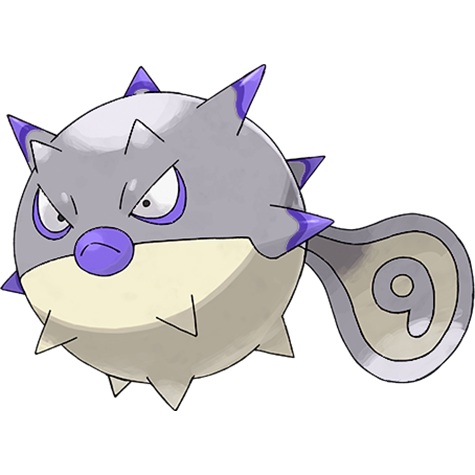 Hisuian Qwilfish shiny artwork