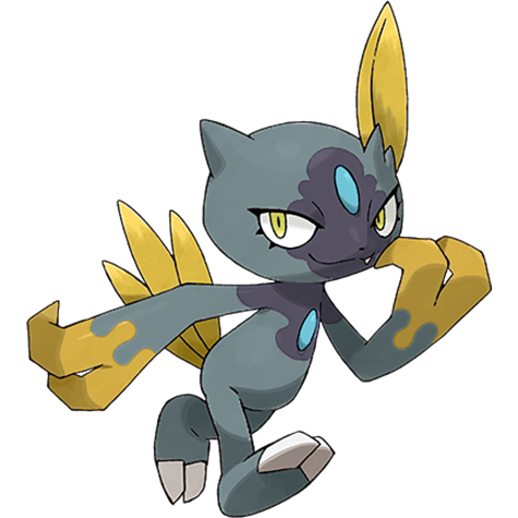 Hisuian Sneasel shiny artwork