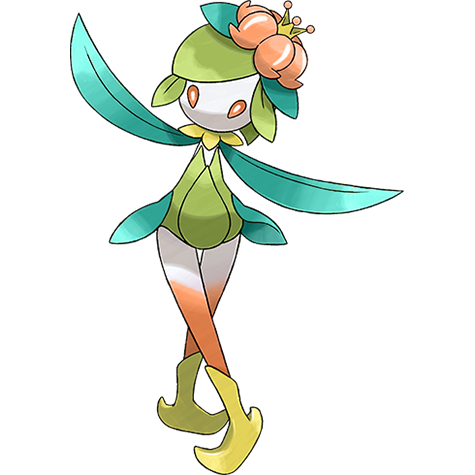Hisuian Lilligant shiny artwork