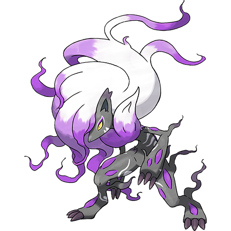 Hisuian Zoroark shiny artwork