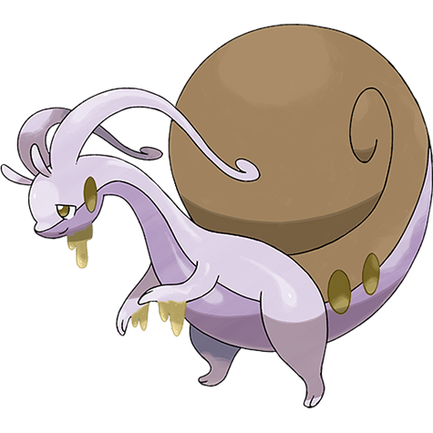 Hisuian Goodra shiny artwork