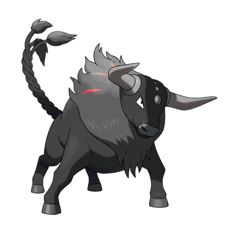 Paldean Tauros (Blaze Breed) shiny artwork