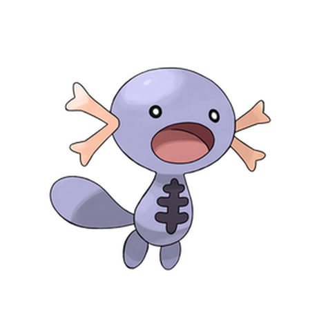 Paldean Wooper shiny artwork