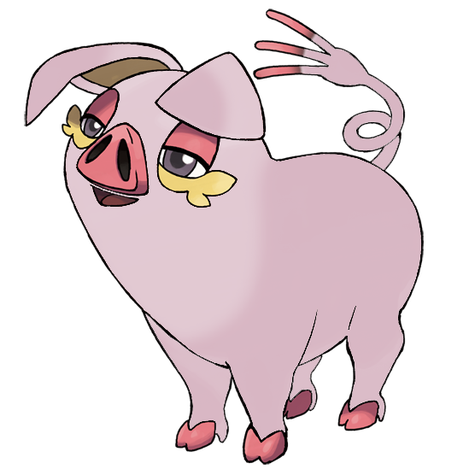 Female Oinkologne shiny artwork