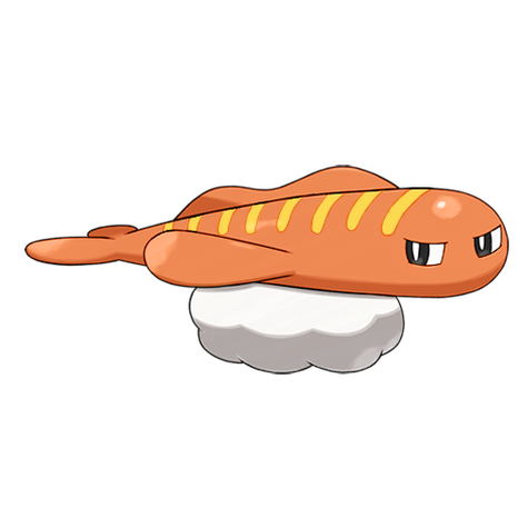Stretchy Form Tatsugiri shiny artwork
