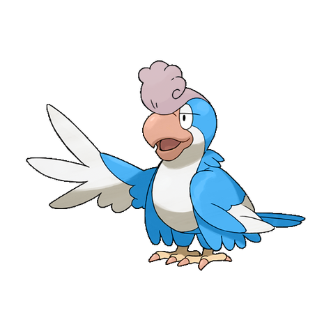 Blue Plumage Squawkabilly shiny artwork