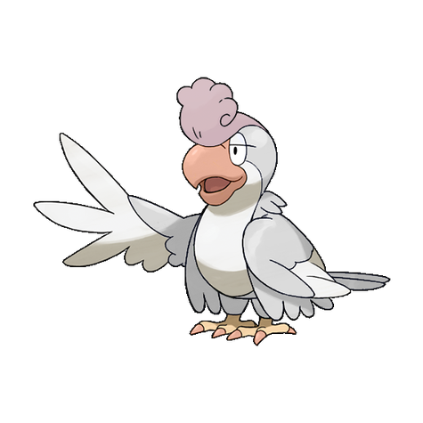 White Plumage Squawkabilly shiny artwork