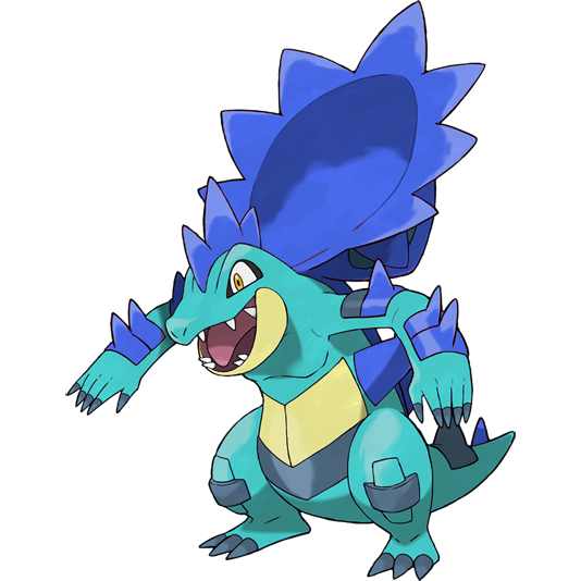 Mega Feraligatr shiny artwork