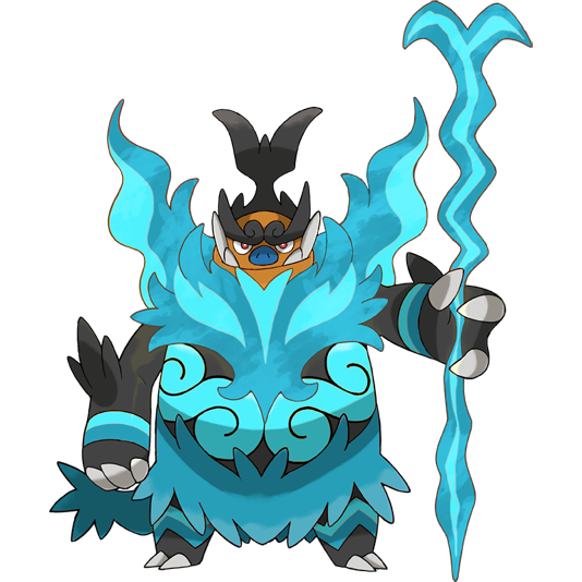 Mega Emboar shiny artwork
