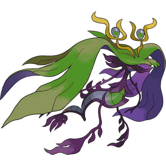 Mega Dragalge shiny artwork