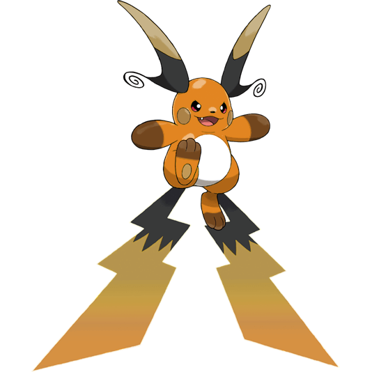 Mega Raichu X shiny artwork