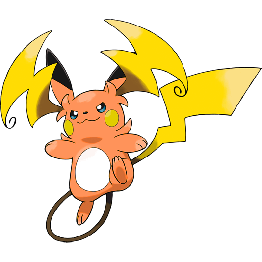 Mega Raichu Y shiny artwork