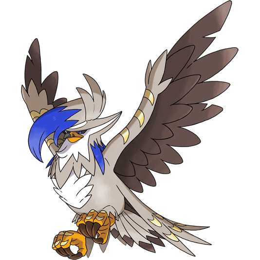 Mega Staraptor shiny artwork