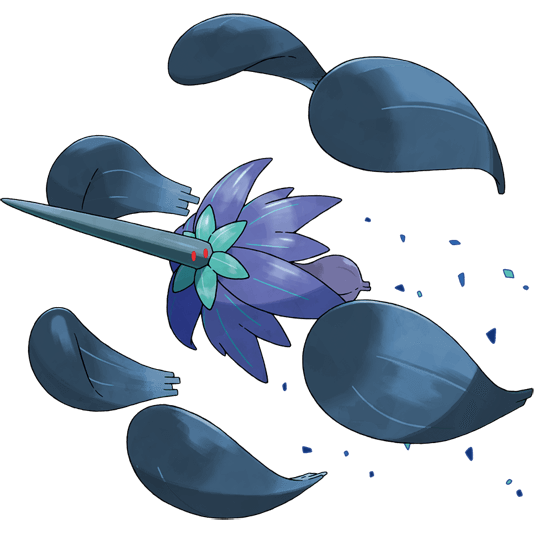 Mega Glimmora shiny artwork