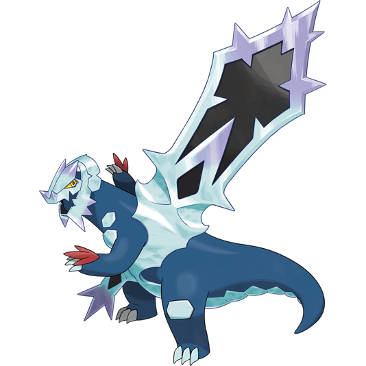 Mega Baxcalibur shiny artwork