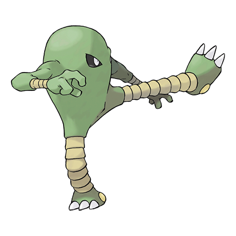 Hitmonlee shiny artwork