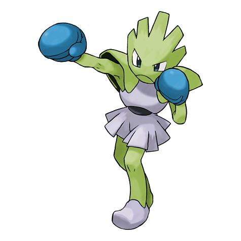 Hitmonchan shiny artwork