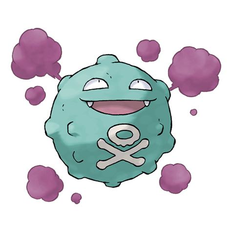 Koffing shiny artwork