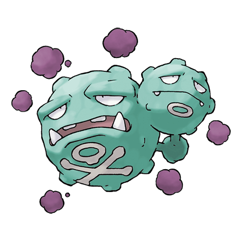 Weezing shiny artwork