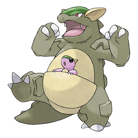 Kangaskhan shiny artwork