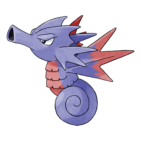 Seadra shiny artwork