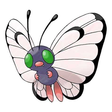Butterfree shiny artwork