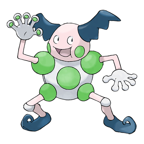 Mr. Mime shiny artwork
