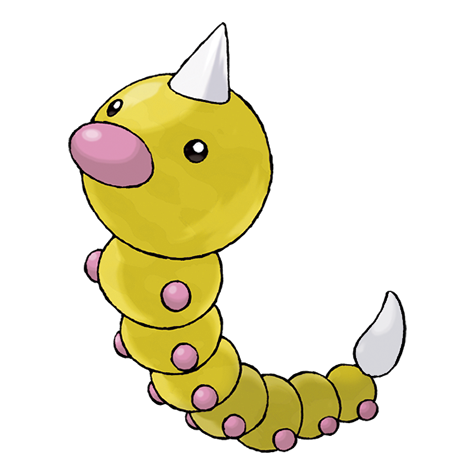 Weedle shiny artwork