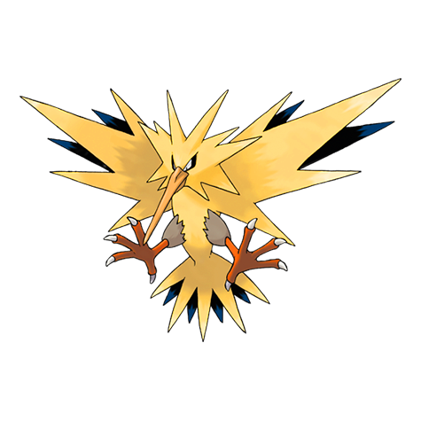 Zapdos shiny artwork